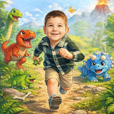 ArtMindr personalized illustration of the child as the hero
