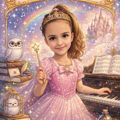 ArtMindr personalized illustration of the child as the hero